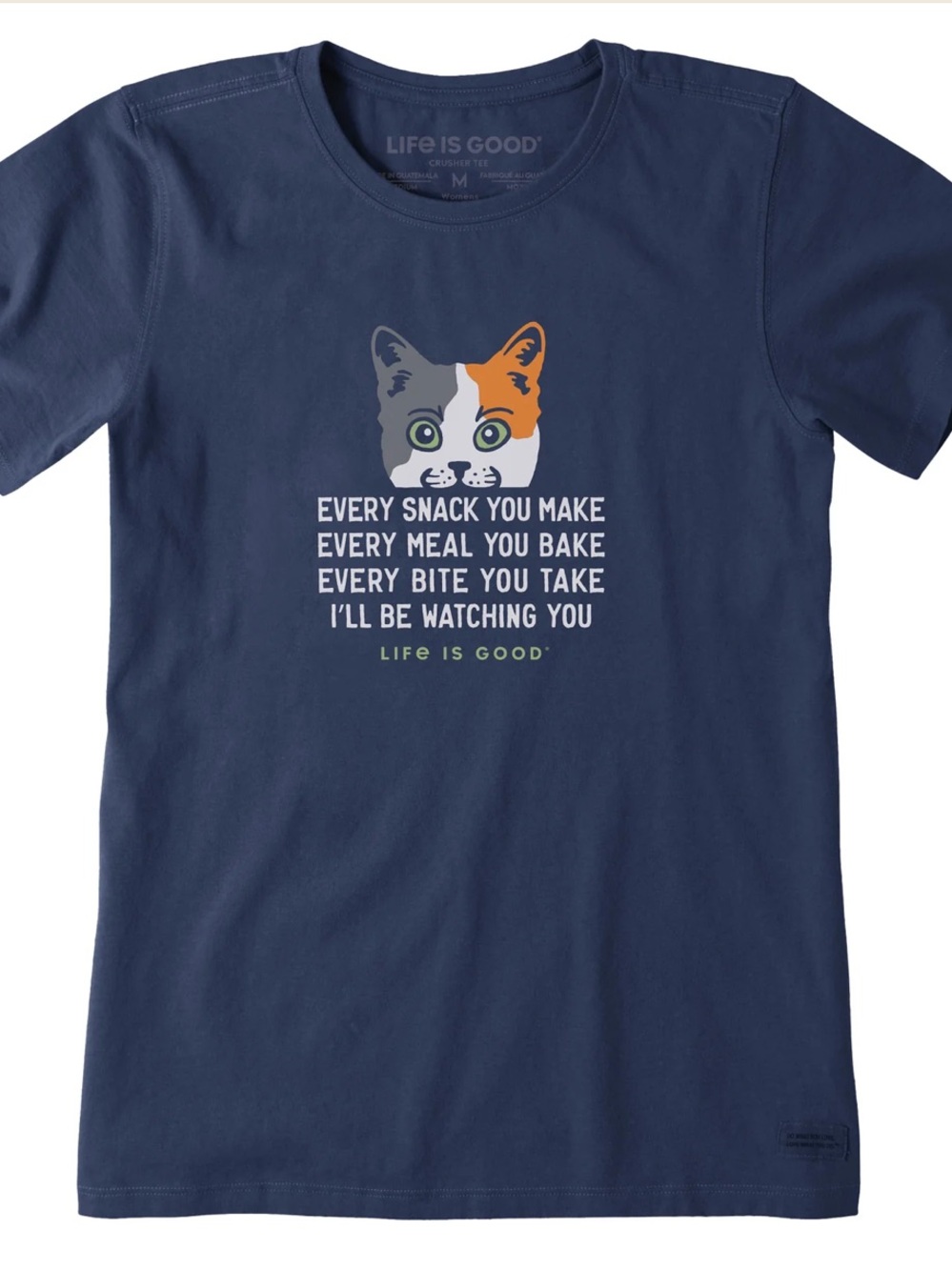 [Life is Good] Calico Cat Tee